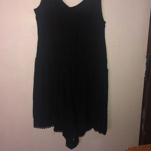 Black cute romper